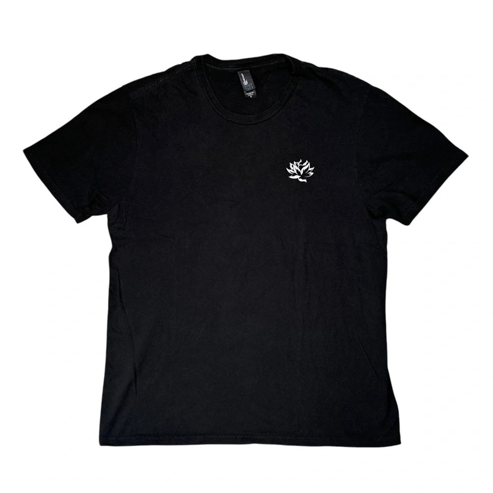 Magic The Gathering Black Lotus Silver Logo 25th Anniversary T Shirt Mens Small